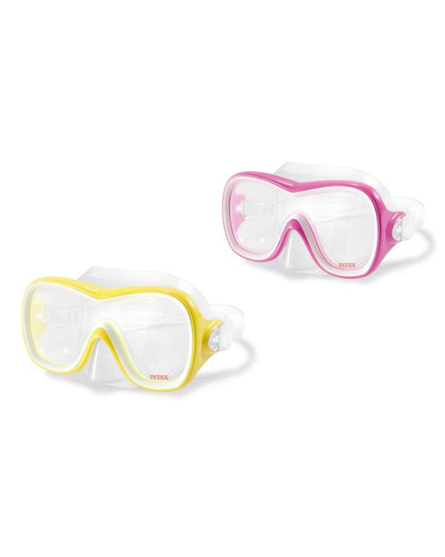 Intex Duikbril WAVE watersport diving mask with adjustable strap and clear lens for outdoor aquatic activities.