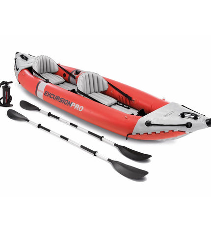 Intex Excursion Pro inflatable kayak for watersport, measuring 94 x 46 x 384 cm, suitable for outdoor water adventures
