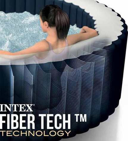 Intex Puresoa Burbujas Plus inflatable spa with bubble jets, garden jacuzzi, 795L capacity, outdoor hot tub, relaxing backyard pool