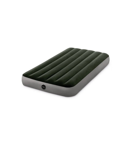 Intex air mattress for camping, 99 x 25 x 191 cm, outdoor and camping gear, inflatable sleeping mat in a neutral setting