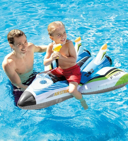 Intex 57536NP inflatable pool toy figure, 117x117 cm, suitable for outdoor play and water games, colorful and fun for kids.