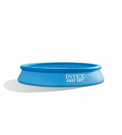Intex Easy Set inflatable round swimming pool with filtration system, 305x61 cm, suitable for garden use.