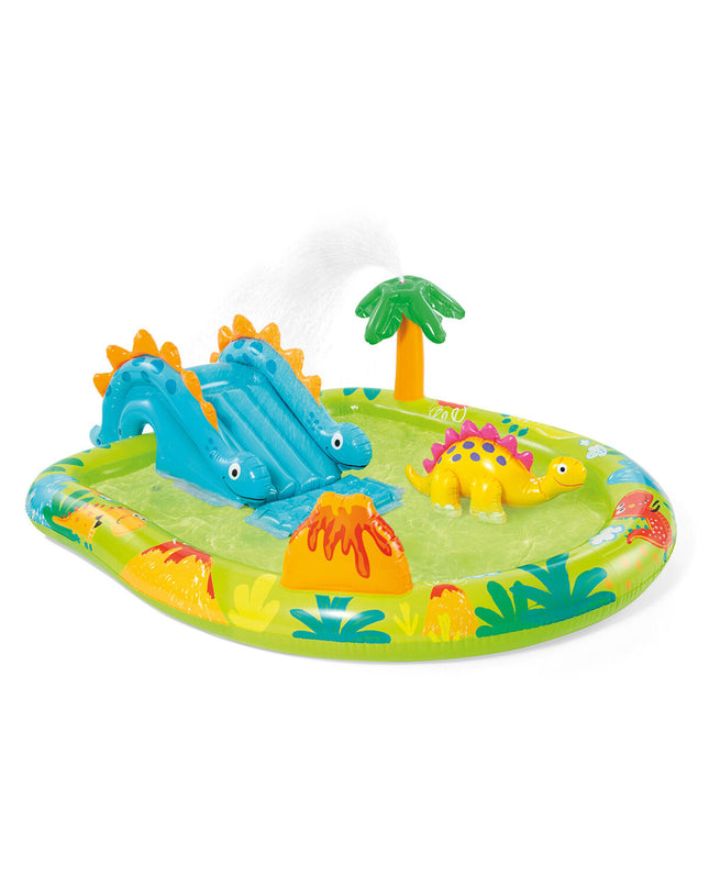 Inflatable children's swimming pool by Lifetime with 143L capacity, suitable for outdoor play and water fun.