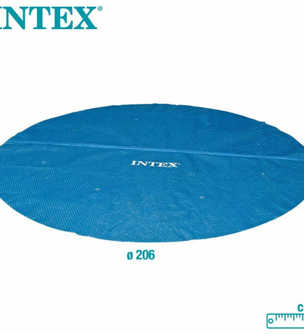 Intex circular pool cover for 244 cm garden pool, protective outdoor cover for swimming pools and jacuzzi accessories.