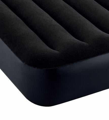 Intex luchtmatras voor kamperen en outdoor, 152 x 25 x 203 cm, zacht en stevig voor camping en wandelen avonturen.