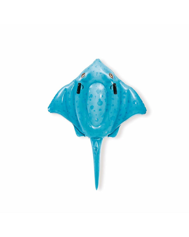 Inflatable whale pool toy by Intex, 185 x 145 cm, suitable for outdoor swimming and water play.