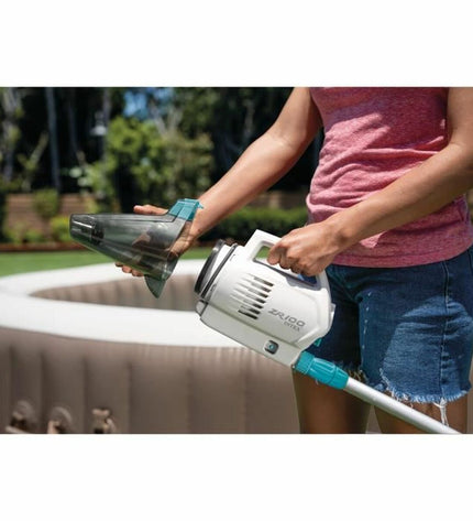 Intex ZR100 pool vacuum cleaner for swimming pools, shown with dimensions 274 x 19 x 11 cm, designed for pool cleaning.