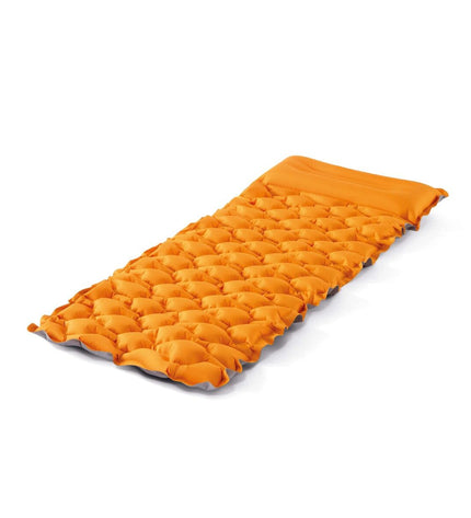 Intex air mattress measuring 71 x 11 x 191 cm, suitable for camping and outdoor activities, shown in the image.