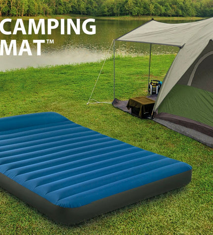 Intex air mattress 137 x 22 x 191 cm for camping and outdoor use, featuring a durable design for camping and outdoor adventures.
