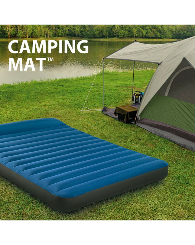 Intex air mattress 137 x 22 x 191 cm for camping and outdoor use, featuring a durable design for camping and outdoor adventures.
