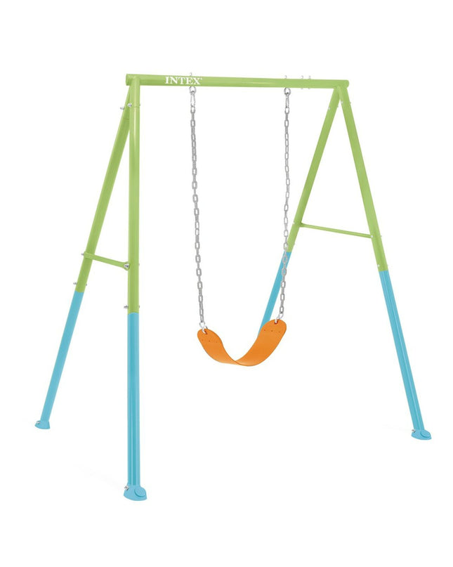 Intex outdoor swing set measuring 170 x 200 x 235 cm, designed for children's play and outdoor fun.