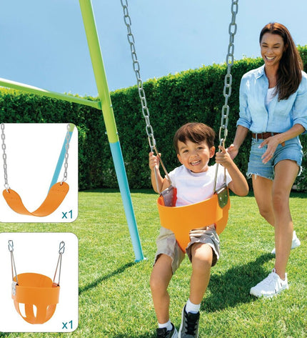 Intex swing for outdoor play, measuring 170 x 200 x 235 cm, designed for fun and active outdoor entertainment.