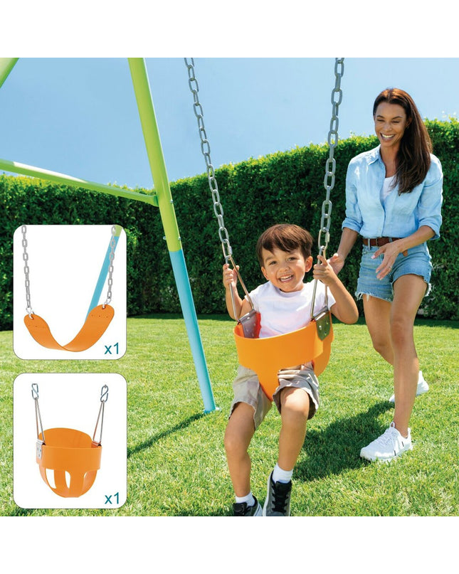 Intex swing for outdoor play, measuring 170 x 200 x 235 cm, designed for fun and active outdoor entertainment.