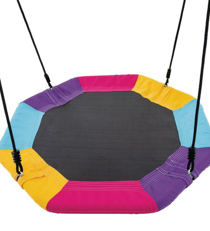 Intex swing set with 254 x 200 x 235 cm size, designed for outdoor play and fun in the garden.