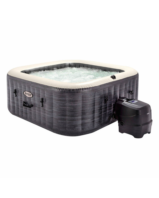 Intex inflatable 4-person pool with 795L capacity, suitable for garden, outdoor swimming, and relaxation.