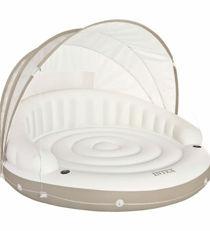 Inflatable Intex Canopy island toy, 199 x 150 cm, designed for outdoor play and water fun, with a colorful canopy and playful design.