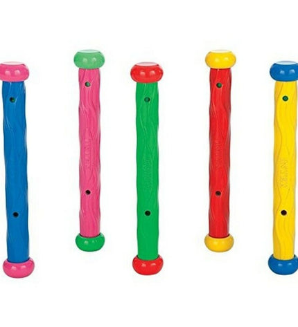 Intex underwater diving toy set with five parts, suitable for outdoor swimming and water play activities.