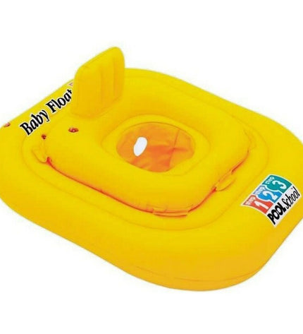 Intex baby swimming ring float with 79x79 cm size, colorful inflatable toy for infants, suitable for pool play and safety.