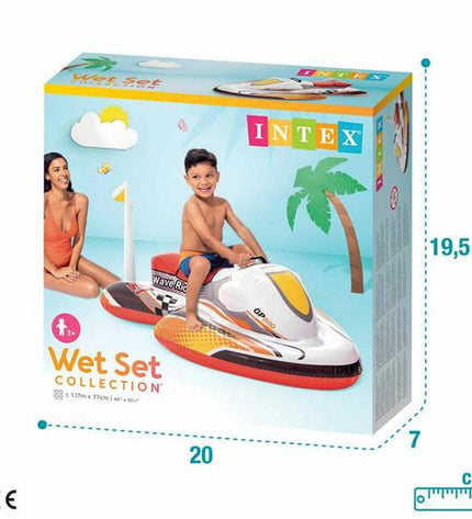 Inflatable Intex 57520NP toy for outdoor play, measuring 117 x 77 cm, suitable for sports and outdoor activities.