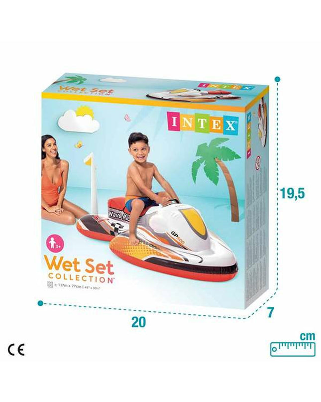 Inflatable Intex 57520NP toy for outdoor play, measuring 117 x 77 cm, suitable for sports and outdoor activities.