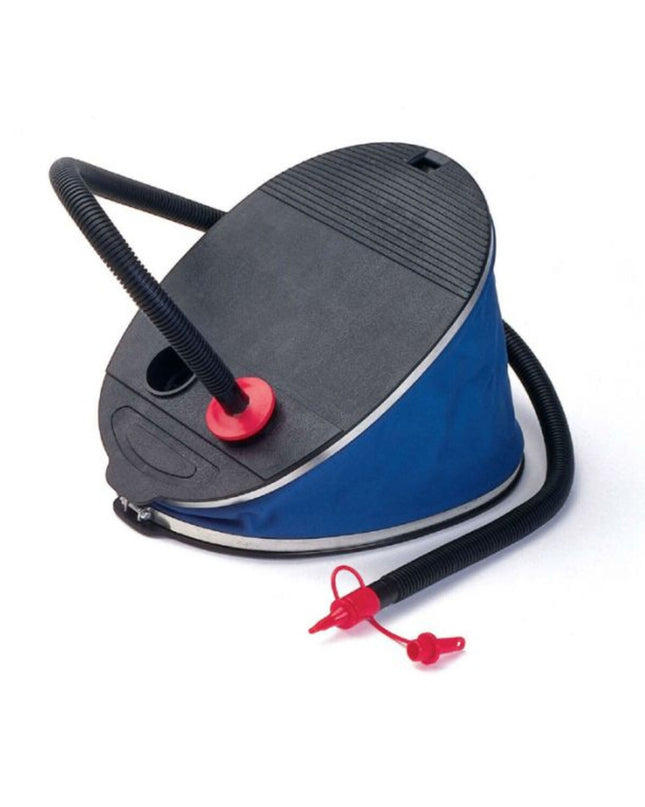 Intex luchtpomp for outdoor cycling, compact and portable air pump with digital display and pressure gauge for bike tires.
