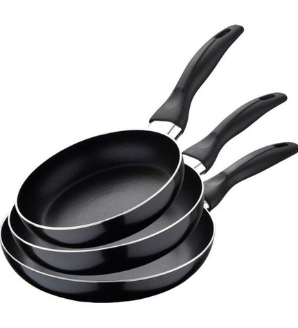 San Ignacio aluminium cookware set with multiple pots and pans, suitable for home cooking and kitchen use.