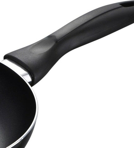 San Ignacio aluminium cookware set with pots and pans for home cooking, featuring durable handles and sleek design.