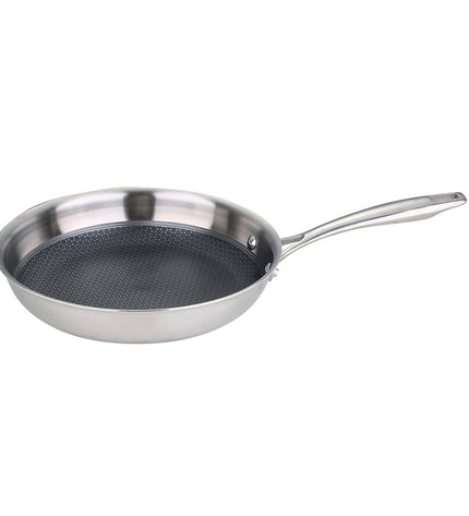 Stainless steel Pan Masterpro BGMP-1630 20cm for cooking, with a shiny, durable surface and ergonomic handle.