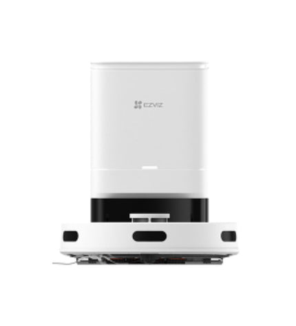 Ezviz CS-RE4P-PWT2 robot stofzuiger in actie, schoonmaakt vloeren in huis met sleek design and modern features.