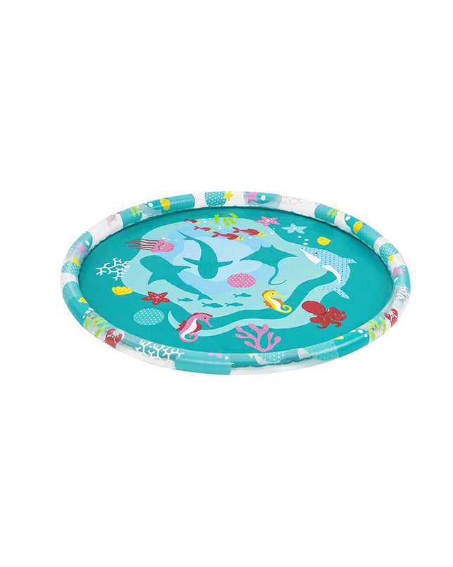 Bestway plastic navy watersprayer toy, 165 cm diameter, for outdoor play and water fun in the pool or garden.