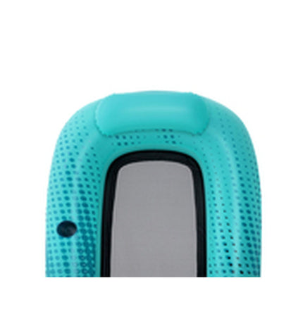 Bestway Hydro-Force inflatable lounge chair in blue, 198x119 cm, suitable for beach and pool use, with a comfortable design.
