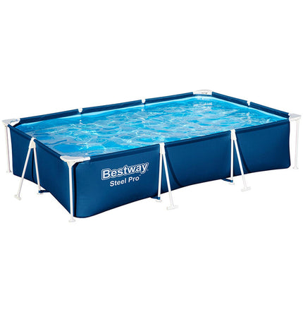 Bestway adult garden pool with filter, measuring 300x201x66 cm, suitable for outdoor use and relaxation in the backyard.