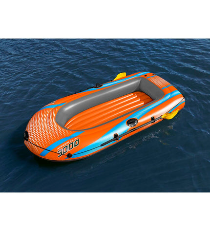 Bestway Kondor Elite 3000 boat set, 246x122x45 cm, for watersport and outdoor adventures, with bright colors and sturdy design.