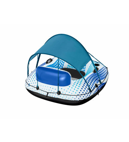 Bestway inflatable Rapid Rider wheel with handles, parasol, 137cm, suitable for beach and pool play, outdoor toy and game equipment