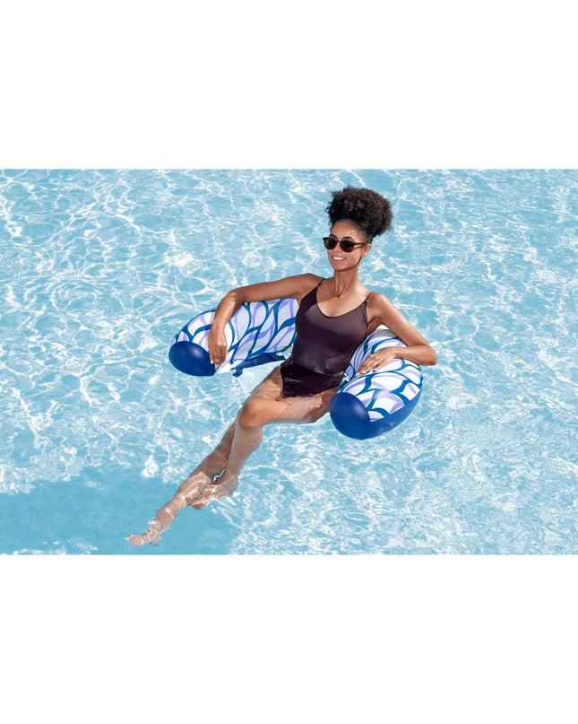 Bestway inflatable mattress, unisex, suitable for outdoor use and relaxation, shown in the image with bright colors and durable material.