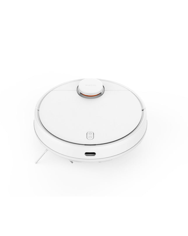 Xiaomi E10 robot vacuum cleaner with 2600 mAh battery, designed for home cleaning and floor maintenance, shown on a clean floor.