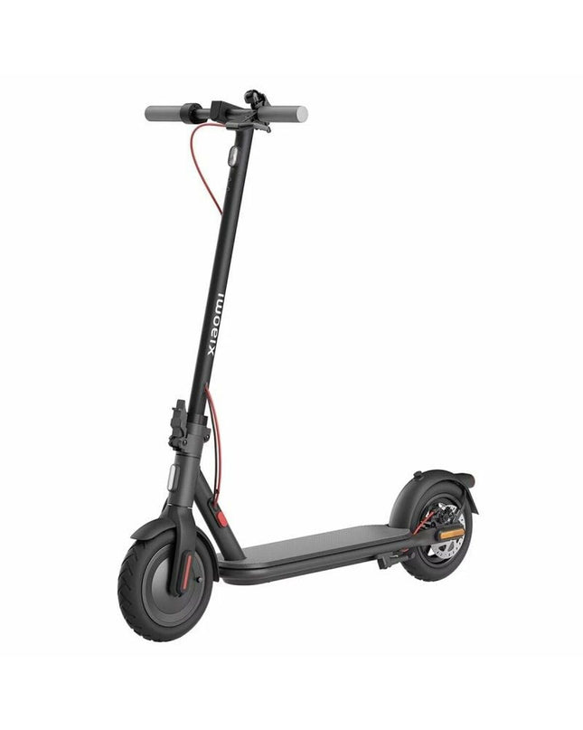 Black Xiaomi Electric Scooter 4 for urban mobility with a compact design and 25 km/h speed, suitable for sport and outdoor use.