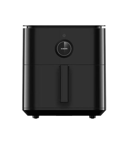 Xiaomi BHR7357EU black air fryer with digital display and control buttons, 1800W compact kitchen appliance for healthy frying.