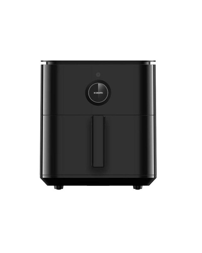 Xiaomi BHR7357EU black air fryer with digital display and control buttons, 1800W compact kitchen appliance for healthy frying.
