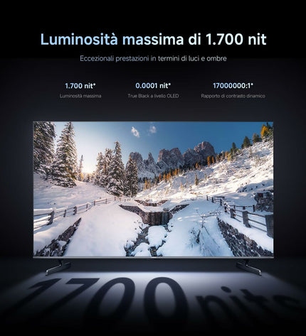 Xiaomi ELA6300EU 4K Ultra HD QLED Smart TV displaying vibrant colors and a sleek black screen, perfect for home entertainment.