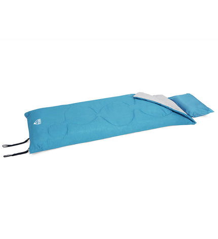 Bestway polyester sleeping bag for camping, 190x84 cm, suitable for temperatures from 3 to -8°C, ideal for outdoor adventures.