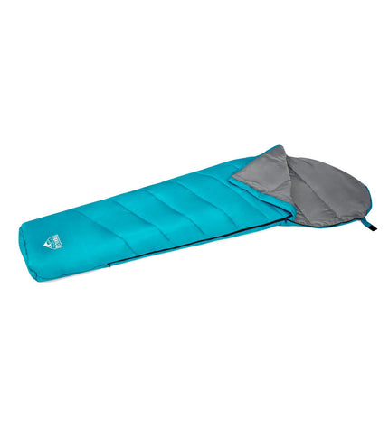 Bestway plastic sleeping bag for camping, 220x75x50 cm, suitable for 6º-10ºC, outdoor sport and hiking gear.