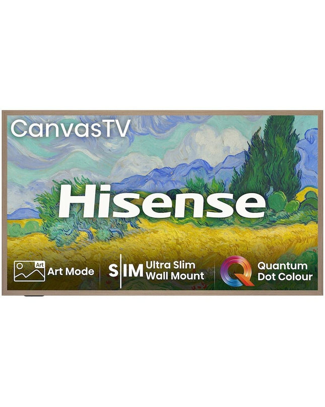 Hisense 55-inch Smart TV 55S7NQ 4K Ultra HD QLED display showing vibrant colors and slim modern design for home entertainment.