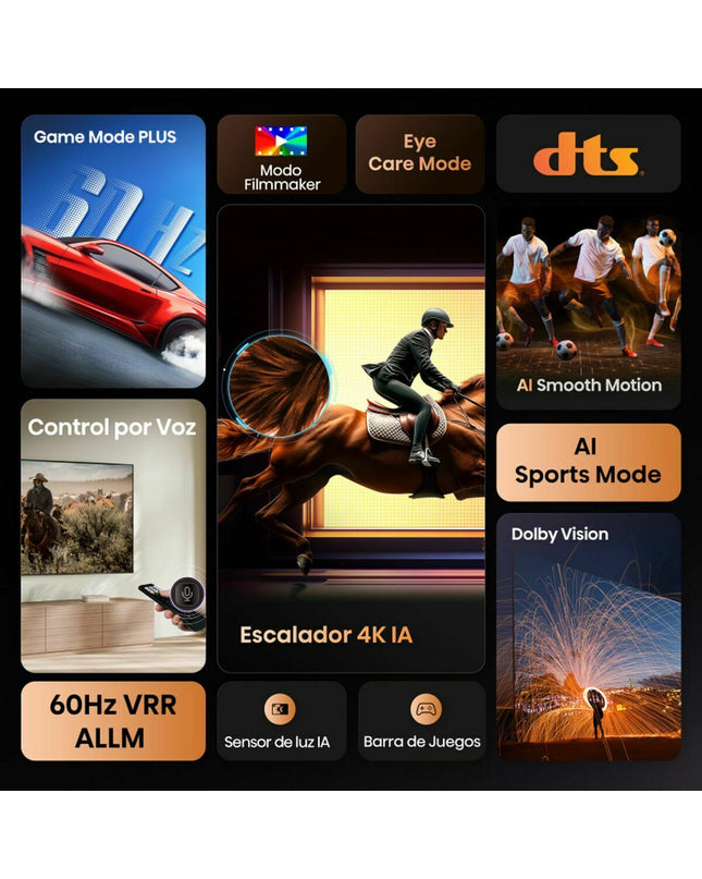 Hisense 50A6Q 50-inch 4K Ultra HD LED Smart TV with HDR, sleek black screen and slim bezels, ideal for home entertainment