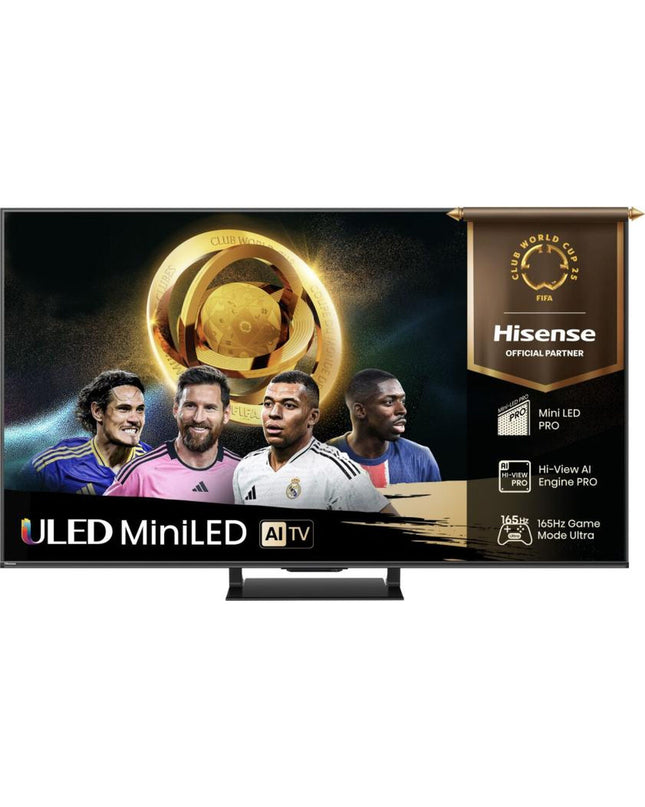 Hisense 85U7Q PRO 85-inch 4K Ultra HD LED Smart TV displaying vibrant HDR picture and sleek modern design.