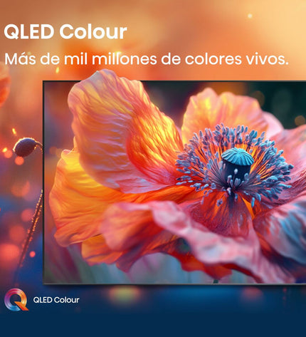 Hisense 32A5Q 32-inch Full HD HDR QLED Smart TV displaying vibrant screen with slim black frame