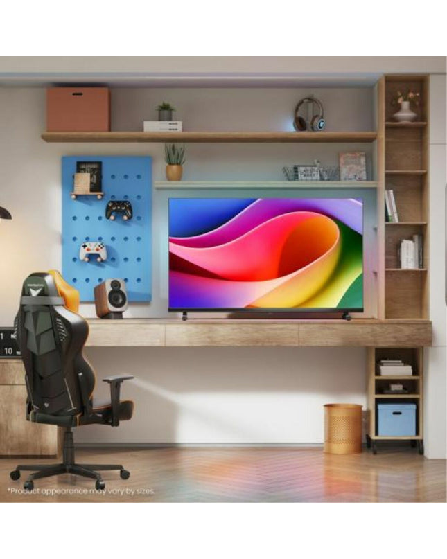 Hisense 32A5Q Smart TV with 32-inch Full HD QLED screen, HDR10, and sleek design for home entertainment.