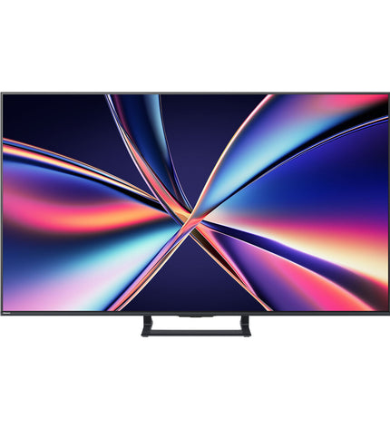 Hisense 50E8Q 50-inch 4K Ultra HD LED Smart TV with HDR, showcasing a sleek screen and modern design.