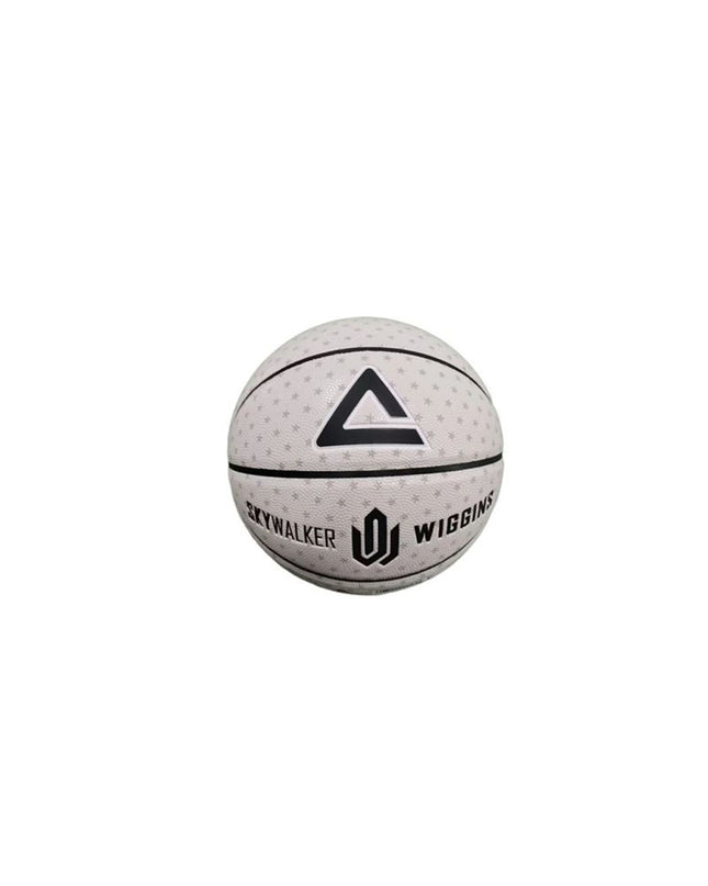 Peak Wiggins Skywalker basketball size 7 for outdoor play, featuring orange and black design with brand logo visible.