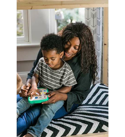 Hape educational toy game with colorful wooden pieces for learning and play, designed for children’s development and entertainment.
